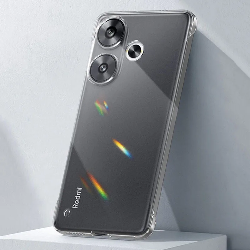 Frameless Slim Clear Hard Back Cover Case On For Xiaomi Poco F6 Pro PocoF6 Pro ShockProof Coque Phone Cases 6