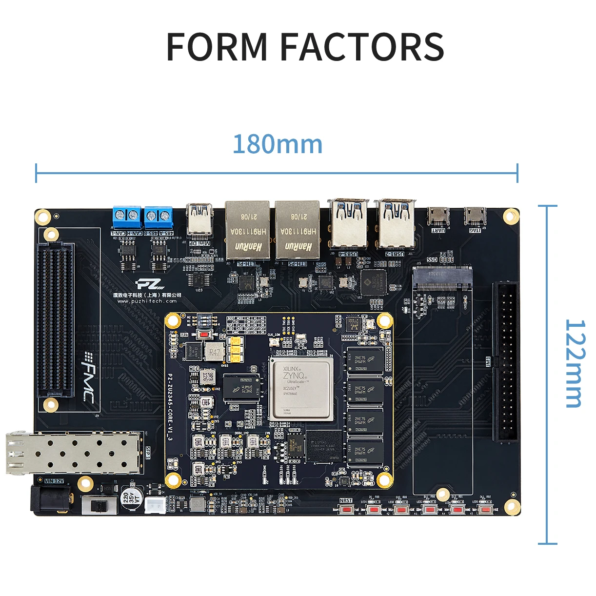Puzhi ZU5EV-FL  ŰƮ, ϸ ZYNQ Ʈ XCZU5EV FPGA  