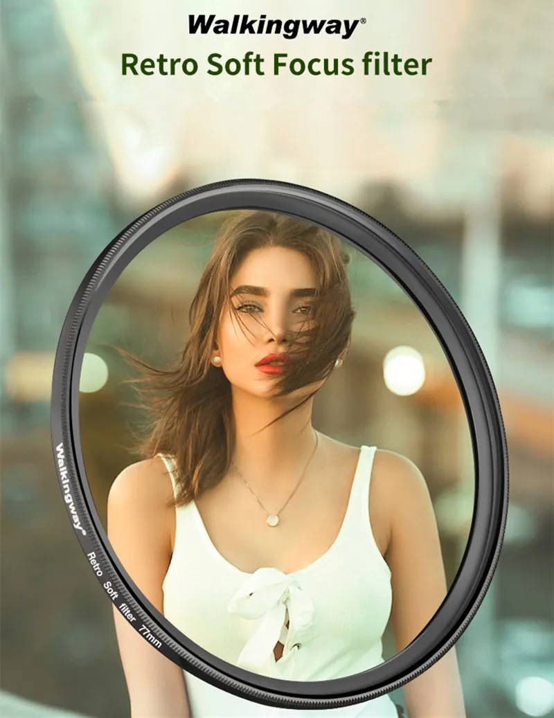 워킹웨이 멀티 코팅 레트로 소프트 필터 카메라, 인물 미스트 디퓨저 필터, 꿈꾸는 효과 초점 필터, 캐논 니콘 용