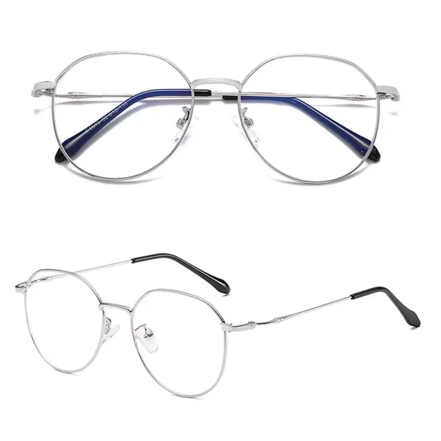  - Classic Transparent Computer Glasses Frame Women Men Anti Blue Light Round Eyewear Blocking Glasses Optical Spectacle Eyeglasses