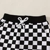Baby Boy First Birthday Outfit Fast One Birthday Outfit Race Car 1st Birthday Outfit Plaid T Shirt Top Shorts Set 4