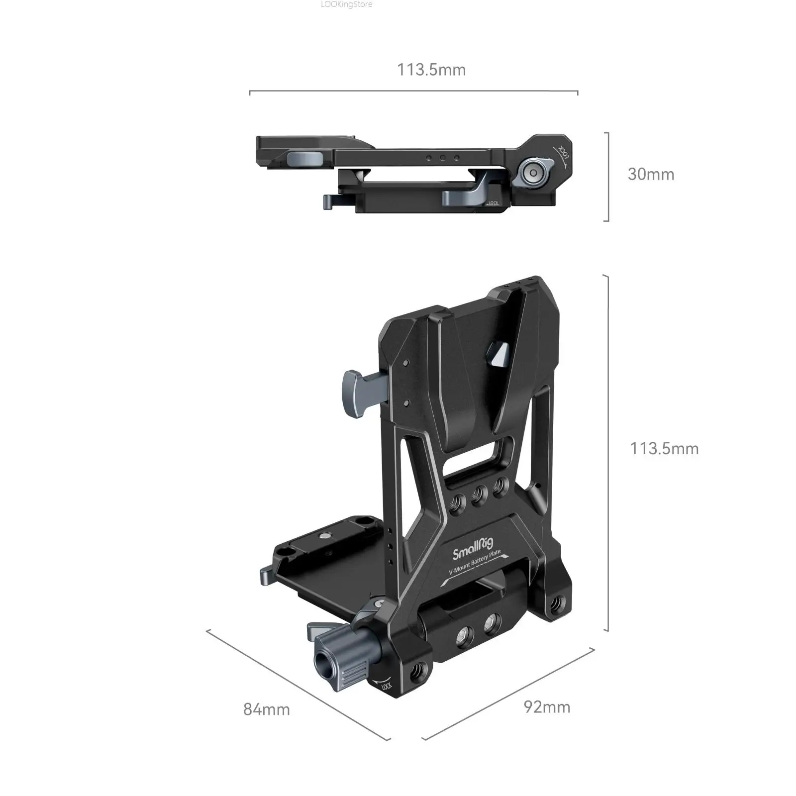 SmallRig VB50 VB99 VB155 미니 V 마운트 배터리 4505용 미러리스 DSLR 카메라용 SmallRig V-마운트 배터리 마운트 플레이트