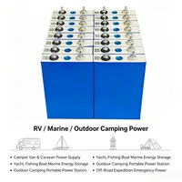Batterie LiFePO4 3.2V 105Ah, pack de cellules Akku pour DIY 12V 24V 48V, camping-car, bateau, van, voiturette de golf, camping-car, stockage d'énergie solaire électrique 6