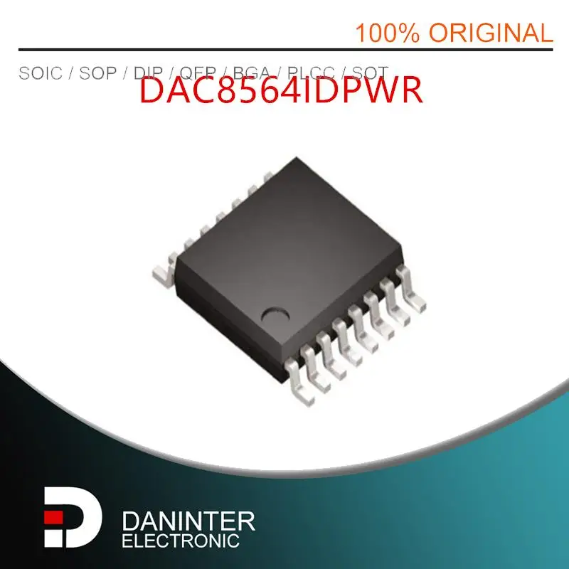 

New 8564 DAC8564 DAC8564IDPWR DAC8564IDPW DAC8564I TSSOP-16 1PCS