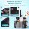 1pc Large Capacity Mesh Toiletry Bag, Portable Handbag for Going Out, Polyester Black Beach Bag, Suitable for Outdoor Play 6