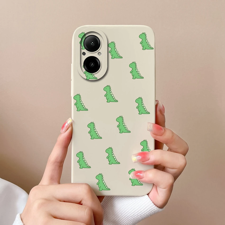 Soft Liquid Silicone Full Protection Phone Case with Multiple Patterns - Anti-Shock Cover