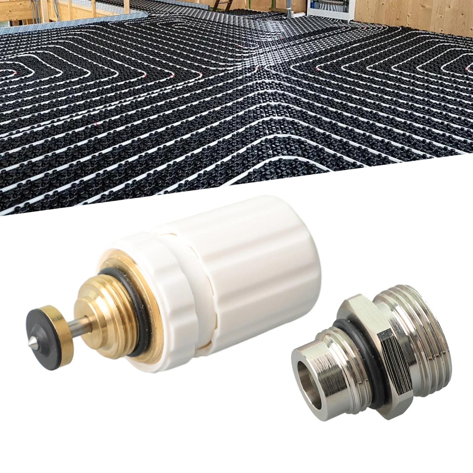 

Home Indoor Valve Insert Brass Distributor G1/2xG3/4 Heating Replacement For Underfloor Heating Spreader Practical