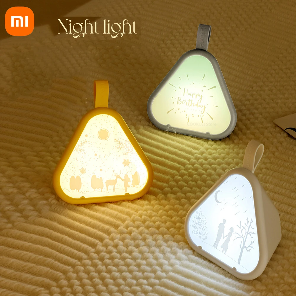 

Xiaomi Night Light Led Wireless USB Charging Portable Lamp Baby Nursery Breastfeeding Rechargeable Kids Mini Bedside outdoors