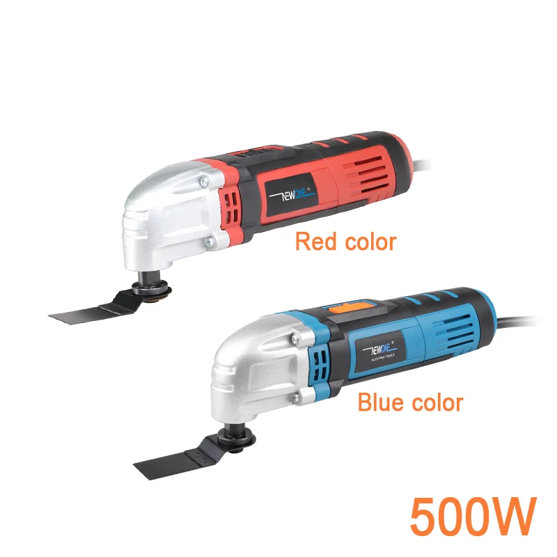 NEWONE Multi-function Power Tool Electric Trimmer Renovator Saw 500W Cutter Oscillating Tool With Handle Multi Purpose Blades 6