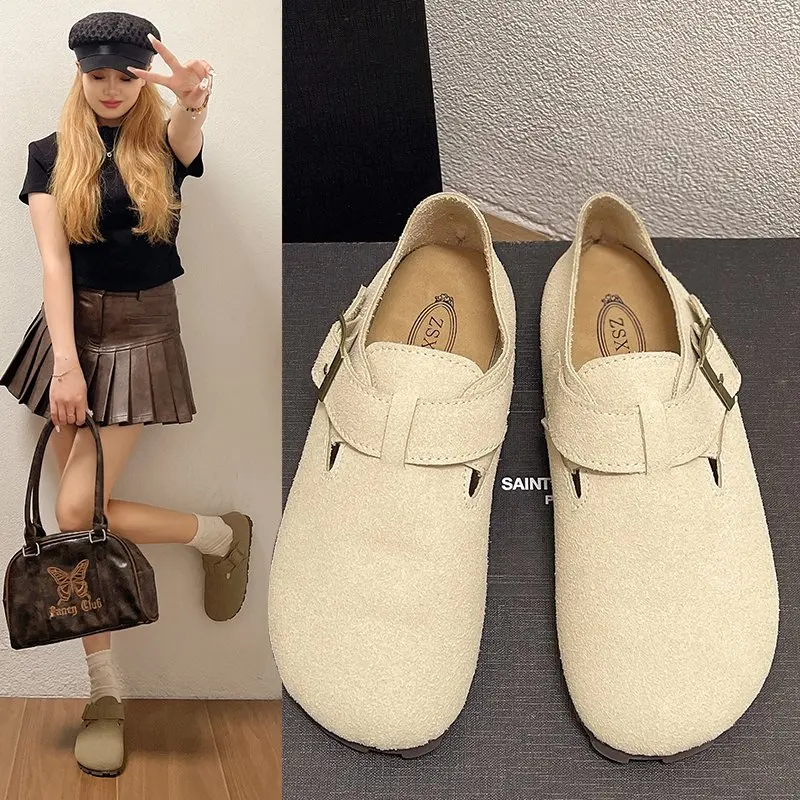 

Туфли женские с круглым носком, повседневные Мягкие Мокасины, без застежки, плоская подошва, весна-лето 2024