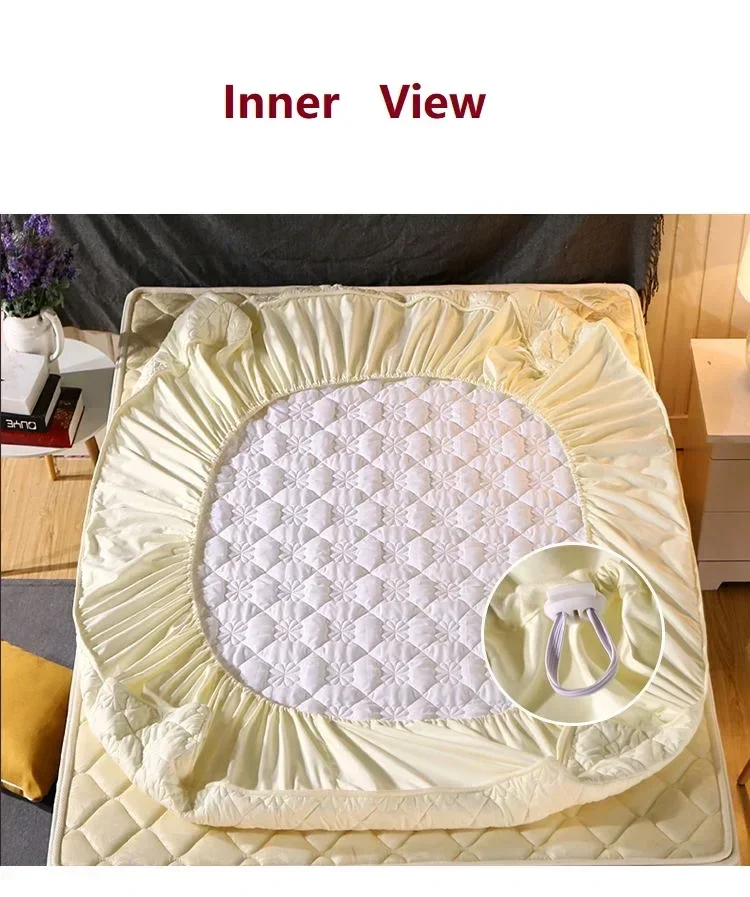 Breathable and Anti-Bacterial Mattress Topper with Air-Permeable Bed Pad for a Comfortable Night's Sleep 6