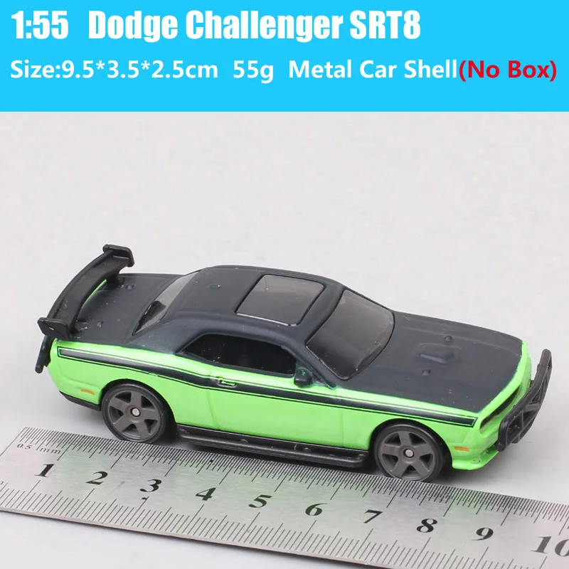 Sólo coche escala 1/55 Dodge Challenger SRT8 Jeep Wrangler Rubicon Stunt Stars Tej Diecasts y vehículos de juguete model