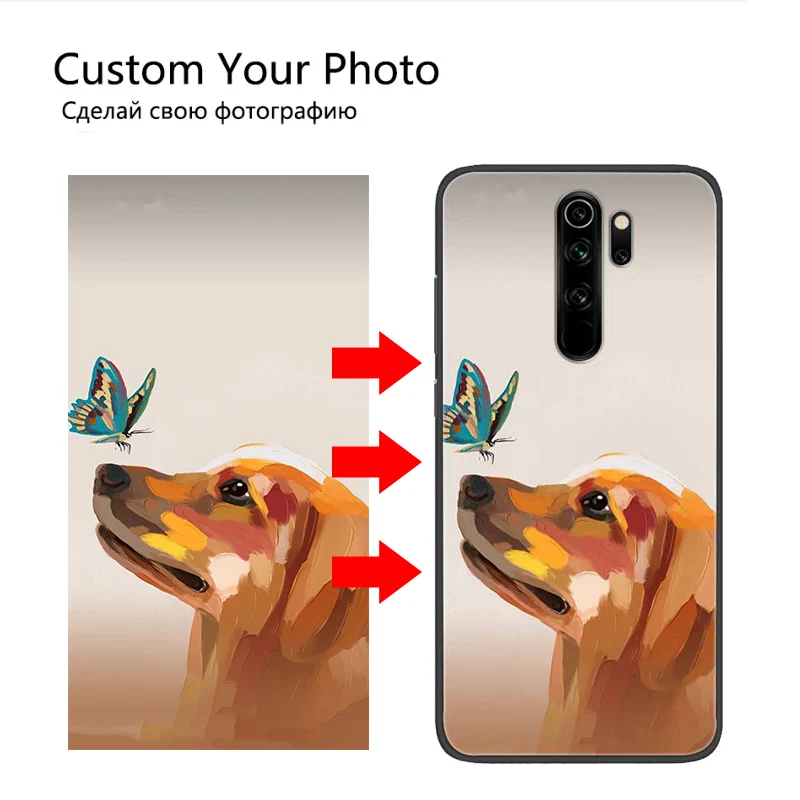 Customized Photo Text Phone Cases For Xiaomi Redmi Note Pro 8T