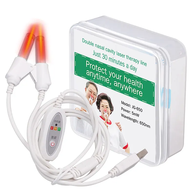Tinnitus Laser Therapy Irradiation Earplug Otitis Media Deafness Nose Laser Physiotherapy Rhinitis Sinusitis Treatment Device