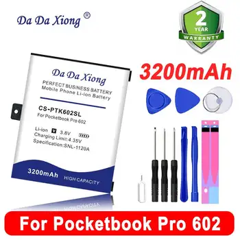 3200mAh CS-PTK602SL Battery For Pocketbook Pro 602 603 612 902 903 912 920 in Stock