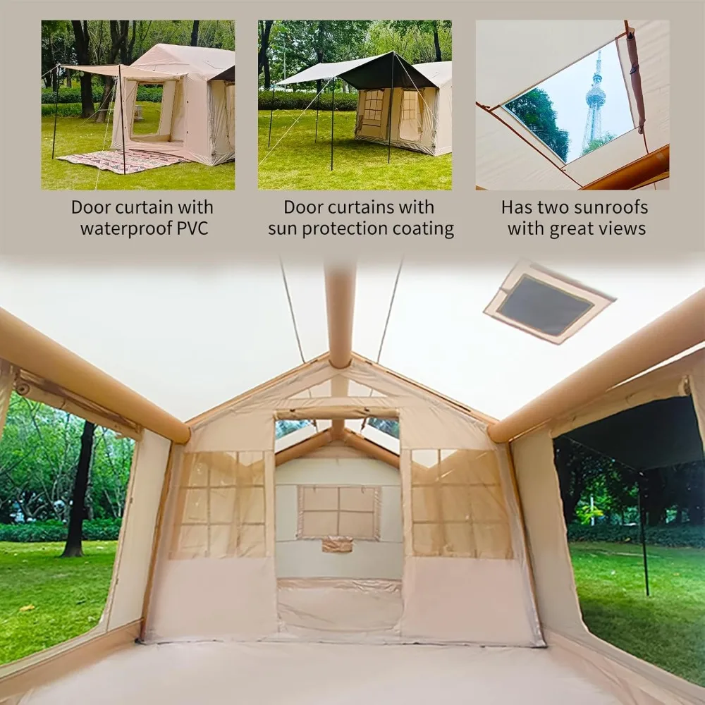 10–12 Person Inflatable Camping Tent