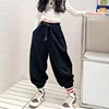 Children's Casual Trendy Korean Style Sweatpants Autumn 2024 New Kids Pants Mid to Large Children's Toddler Girls Pant 2