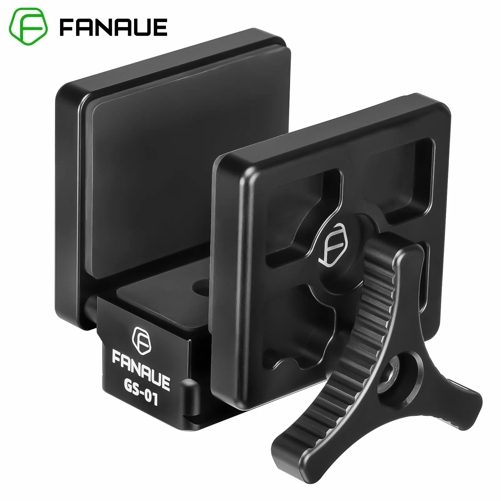 

FANAUE GS-01 Saddle Mount Rifle Clamp Adapter for Hunting Tripod Arca Swiss QR Plate