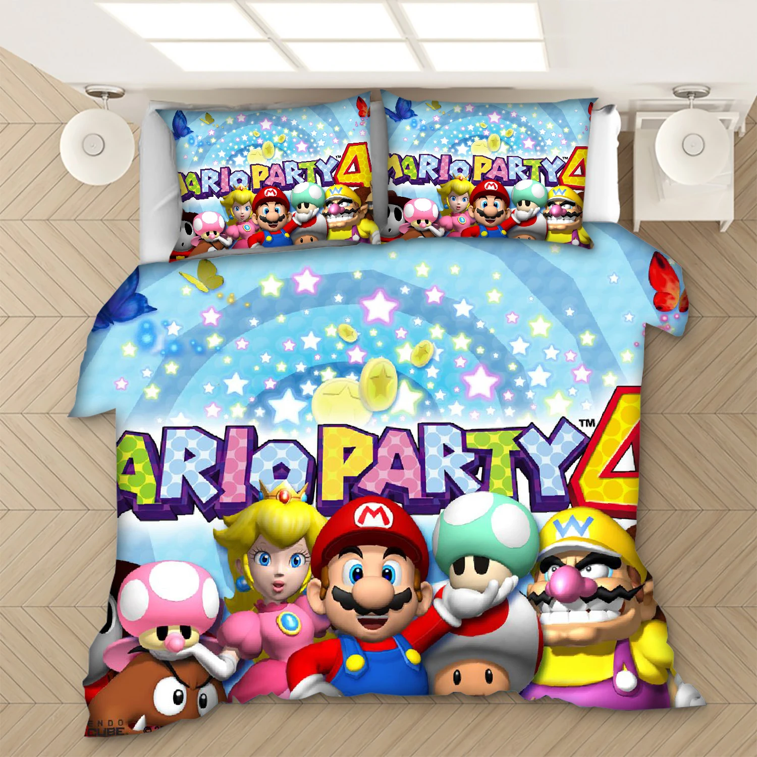 TAKARA TOMY Bedding Sets Super Mario US/Europe/UK Size Quilt Cartoon