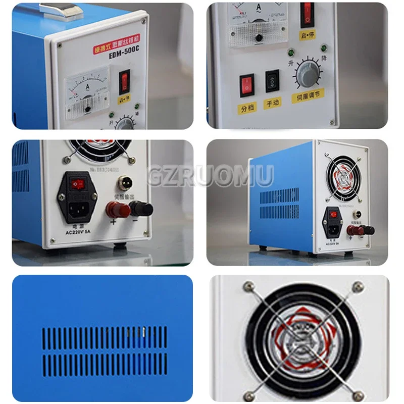 Electric Spark Machine Portable Breaking Tap Machine Processing Taps Bolts Screws Drill Bits Drill Holes For Screws EDM-500C edm machine
