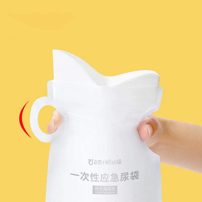 일회용 비상 차량 소변 가방, 휴대용 자가 운전 여행 미니 모바일 화장실 가방, 유니섹스 야외 구토 가방, 700ml, 5 개