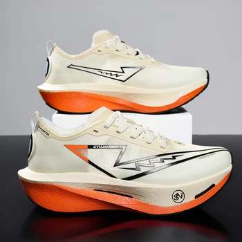Marathon Men Running Shoes Carbon Board Speciality Sports Breathable Lightweight Women's Comfortable Athletic Chunta Sneakers 1