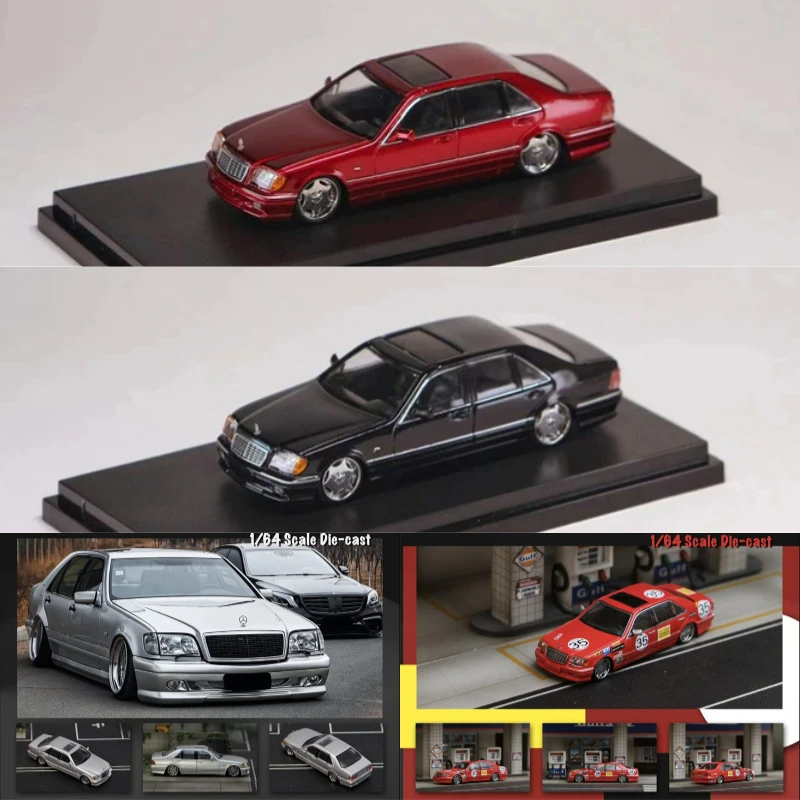 

Street Weapon 1:64 RED PIG W40 / MB W140 Diecast Model Car