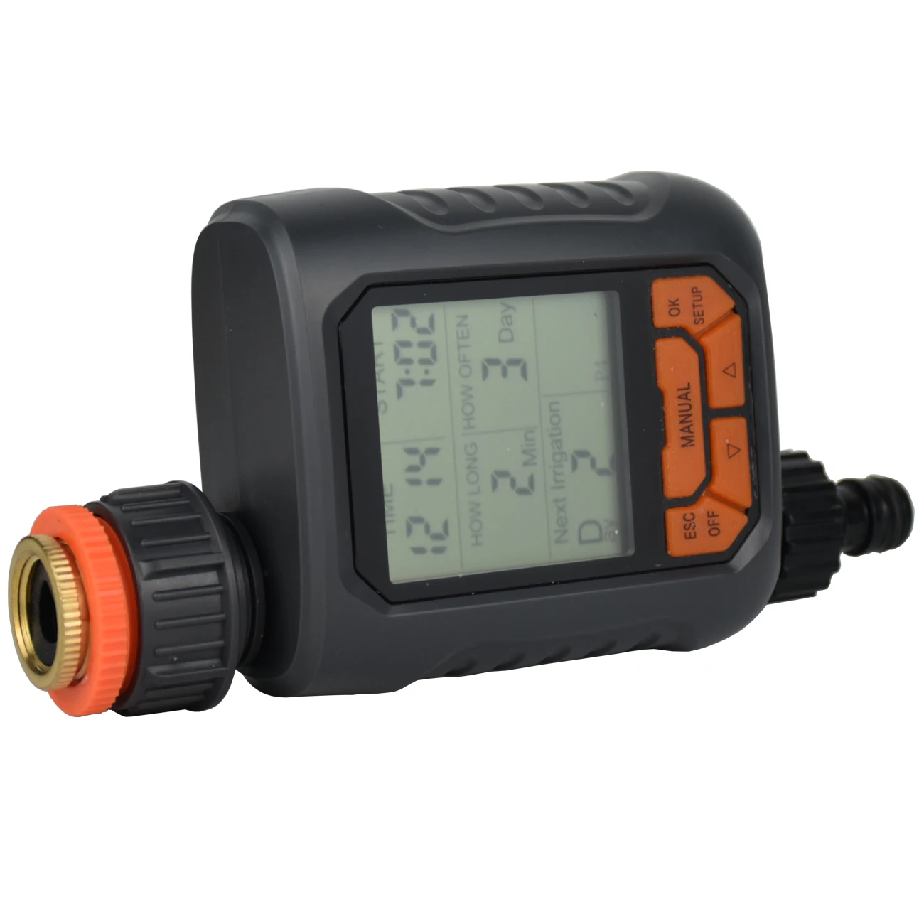 Garden Sprinkler Water Timer Automatic Programmable Digital Timer IP65 Waterproof for Lawn Watering System Irrigation Controller - 4