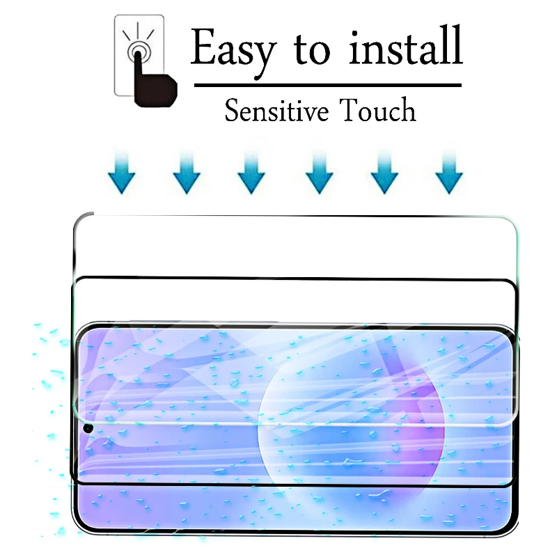 Premium Tempered Glass & Soft Film Full Cover Screen and Camera Protector