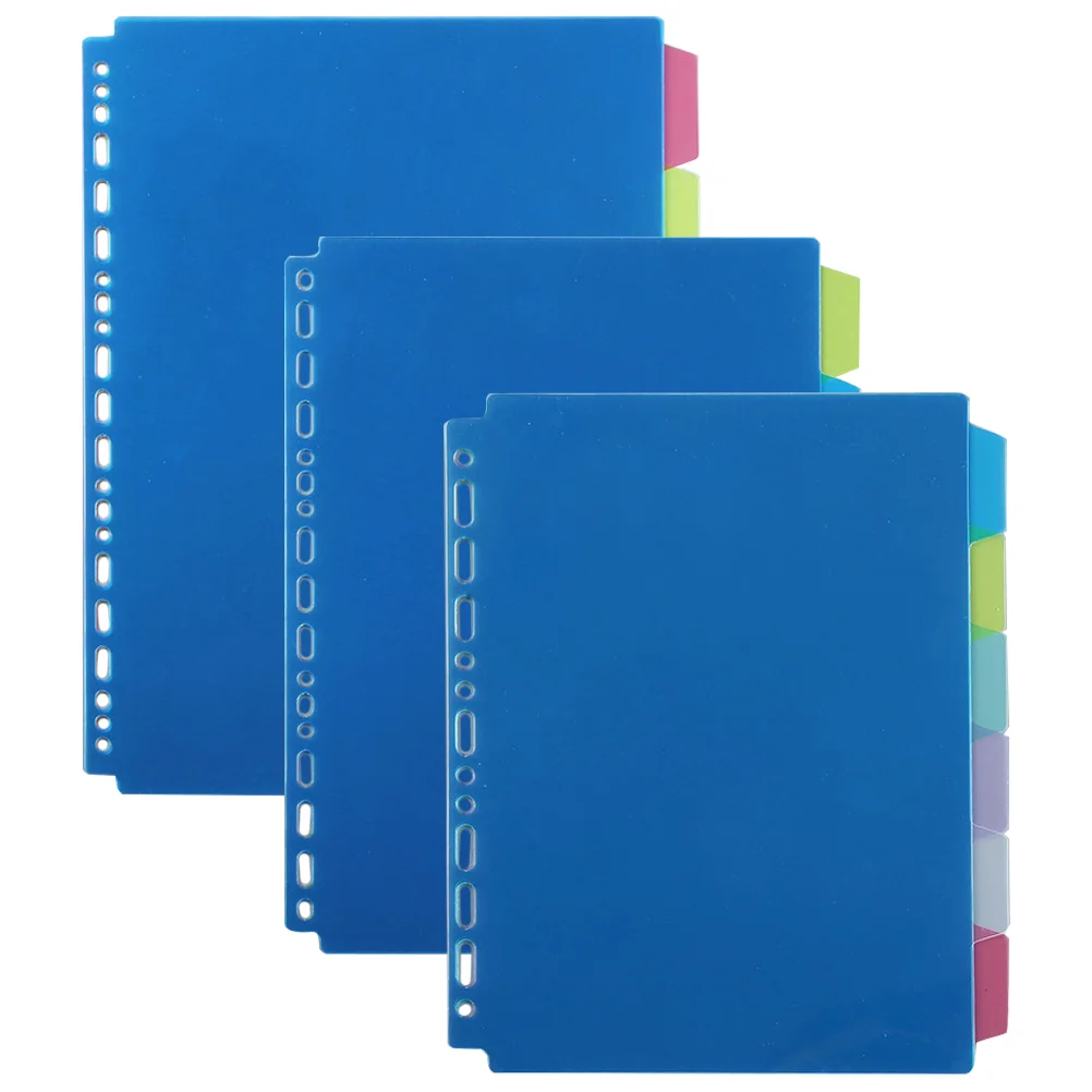 Binder Dividers Index Notepad Markers Detachable Notebook Paper Tabs Page Clips