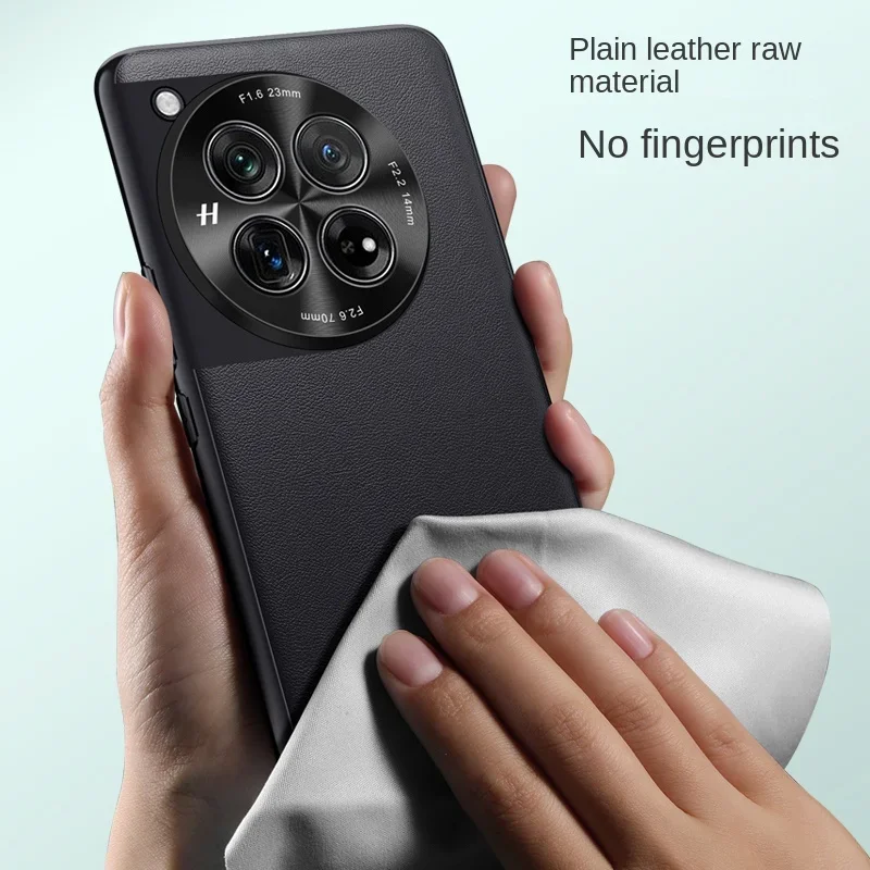 Luxury Vegan Leather Grain Matte Protective Phone Case - Full Back Cover