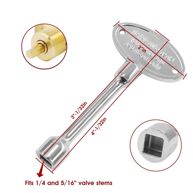2 Piece Universal Silver Gas Fire Pit Fireplace Key Replacement 3In Long  Fits 1/4In And 5/16In Valve Stem - AliExpress