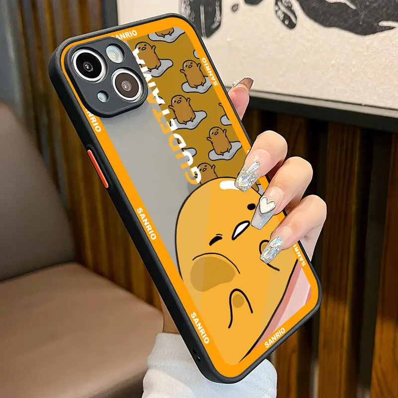 thumbnail image 1 of Phone Case For iPhone 15 14 13 12 Mini 11 Pro Max X XS XR 7 8 Plus 14+ 14pro Silicone Edge Matte Coque Hello Kitty Kuromi Melody, 1 of 5