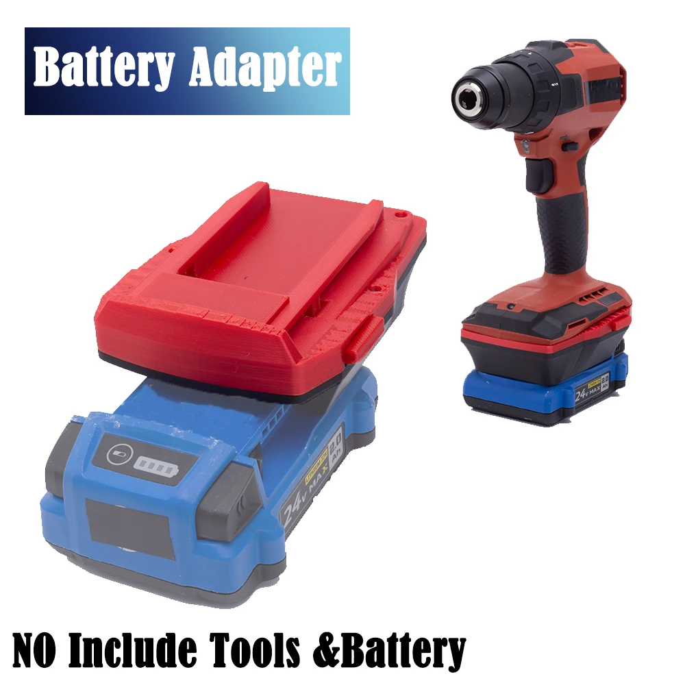 Battery Adapter Converter For Kobalt 24V Lithium Battery to HILTI B22V Power Drill Tools Accessories (Batteries not included)