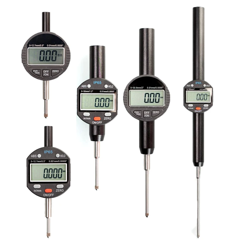 IP65WaterproofDustproofDigitalIndicatorElectronicMicrometerMetricInchDialIndicator