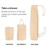 Natural Loofah Sponge Set for Dish Washing Pot Cleaning Vegetable Scrubber Eco Friendly Exfoliating Bath Shower Sponge 5