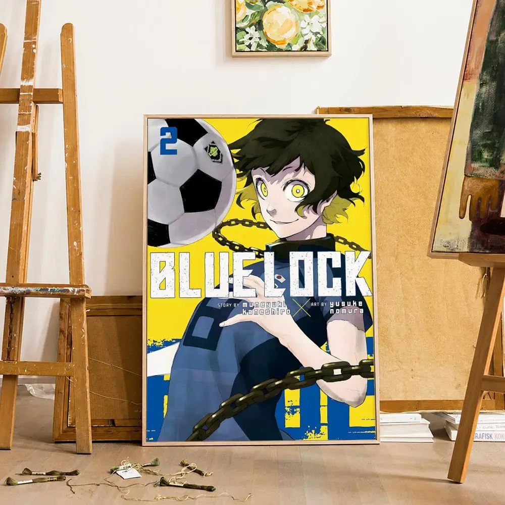 Blue Lock Anime Art Self-Adhesive Waterproof Wall Sticker Decor