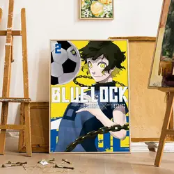 Blue Lock Anime Art Self - Adhesive Waterproof Wall Sticker Decor - 60X90cmNoframe (White04)