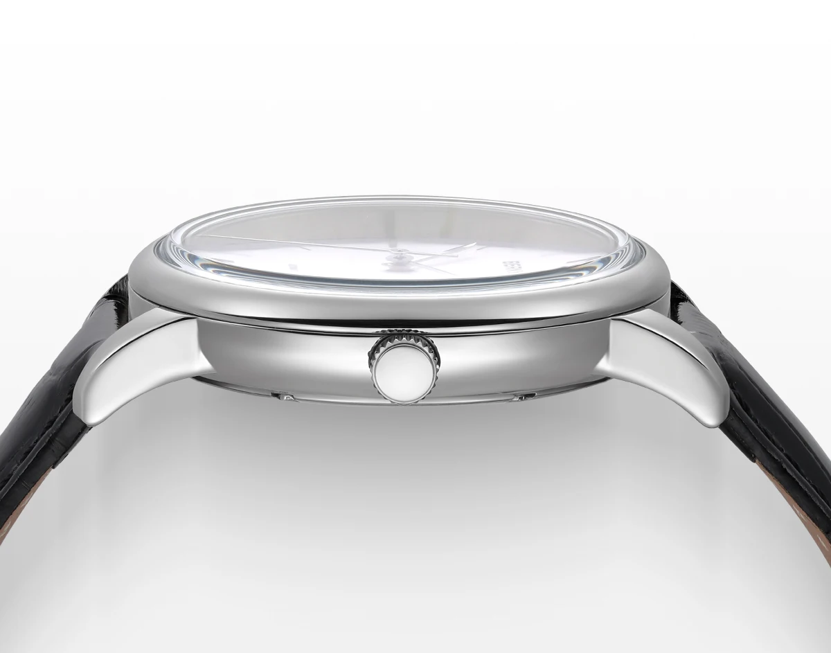 BERNY Automatikuhren für Herren, mechanisch, schlank, luxuriös, Herrenuhr, MIYOTA 9015, 28800 V/H, Datum, minimalistische Armbanduhr, 5 ATM – Detail 3