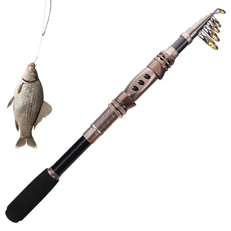 Telescopic Fishing Rod Ultralight Travel Fishing Rod Long distance 1.8m 3.3m Fishing Equipment
