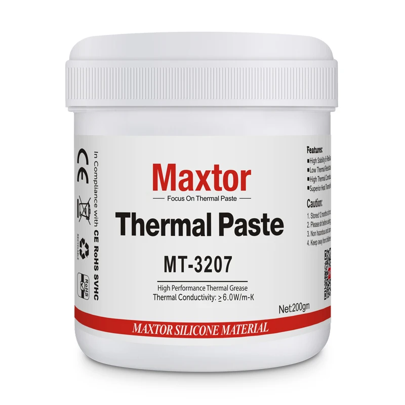 Pasta Térmica para pc Cpu Gpu Ps4 Computador 5g Mcu Equipamentos Ventilador Mais Frio Graxa Dissipador de Calor w mk 3207 Maxtor - Imagem 6