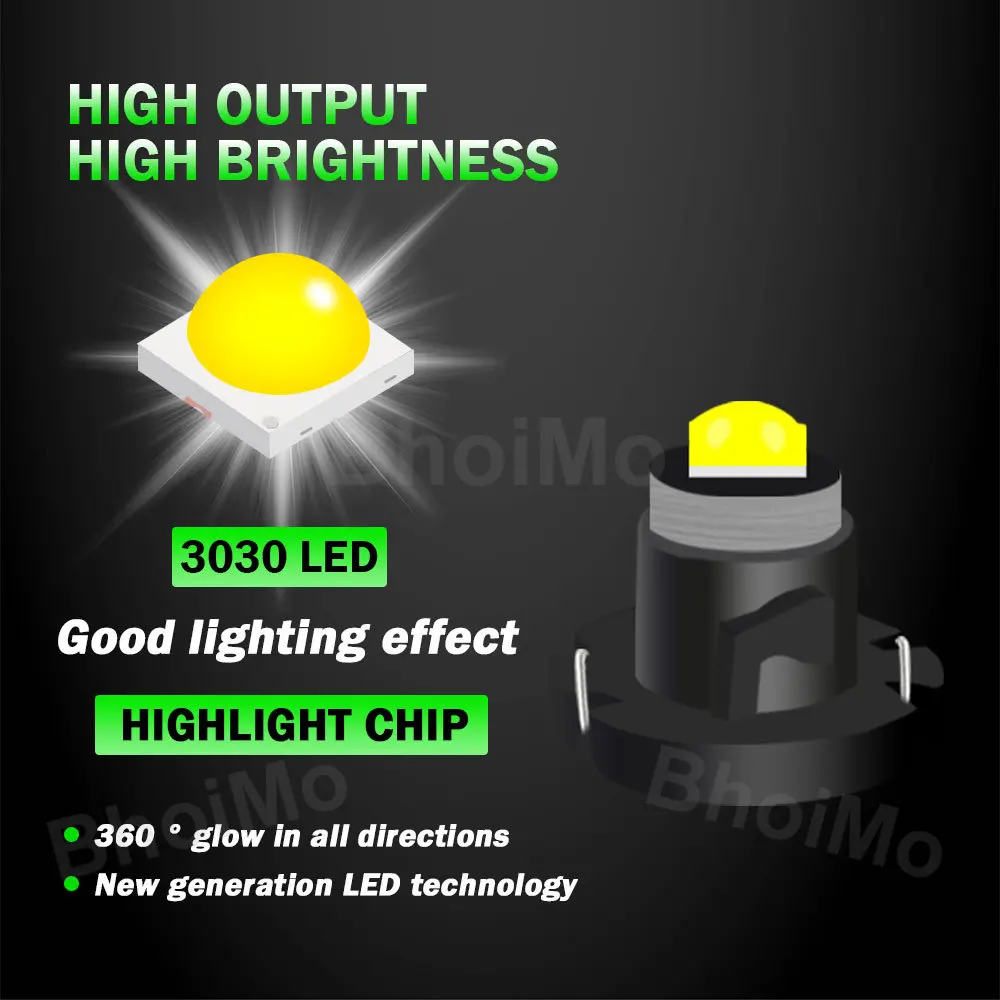 BhoiMo ׿   ġ    ǥñ г , ڵ , 10x LED, T3, T4.2, T4.7  , 3030
