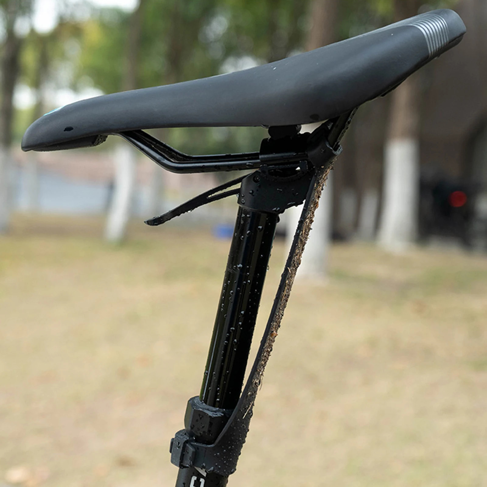 Tube Protector Adjustable Bicycle Dropper Seatpost Protector Easy To Install Bicycle Seat Tube Mudguard for Cycling