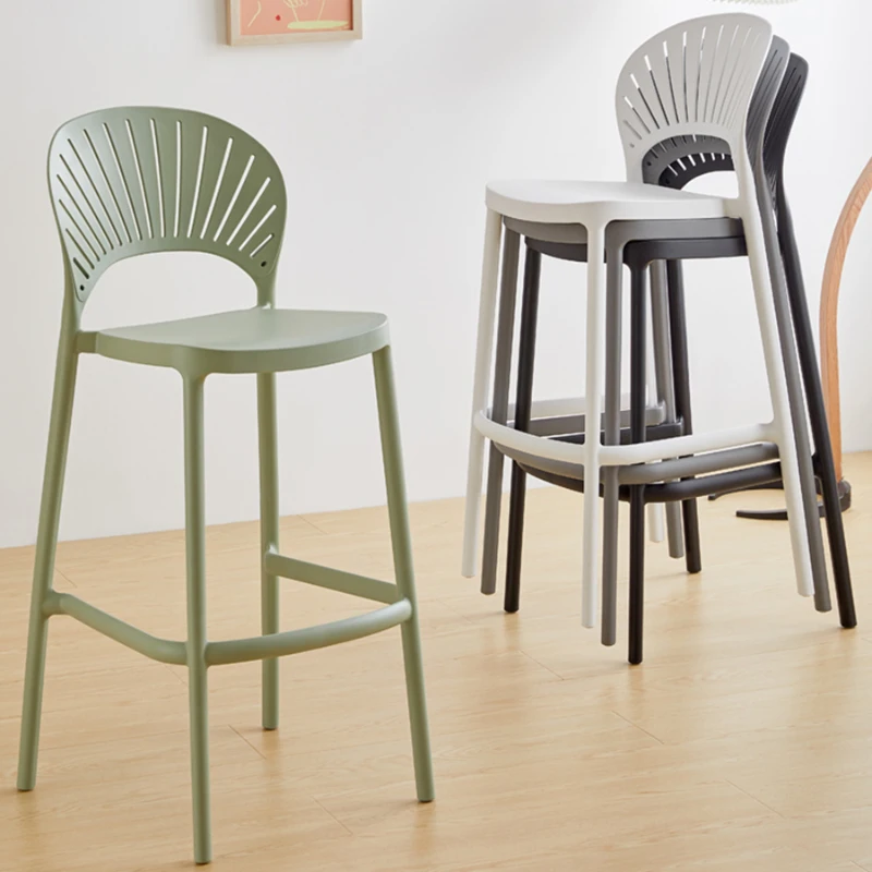 

Plastic Kitchen Bar Chairs Modern Living Room Design Outdoor Luxury Bar Chairs Nordic Counter Taburete Alto Furniture SR50BC