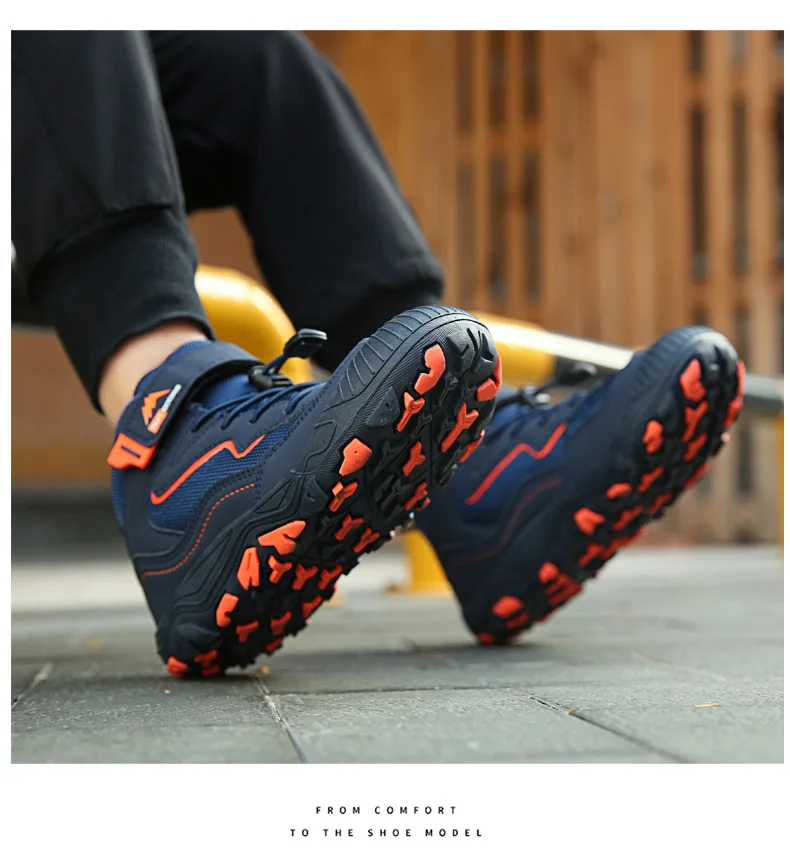 أحذية المشي لمسافات طويلة في الهواء الطلق المضادة للانزلاق للأطفال الرحلات أحذية رياضية الصيف تسلق الجبال أحذية رياضية للأطفال للجنسين للأولاد والبنات