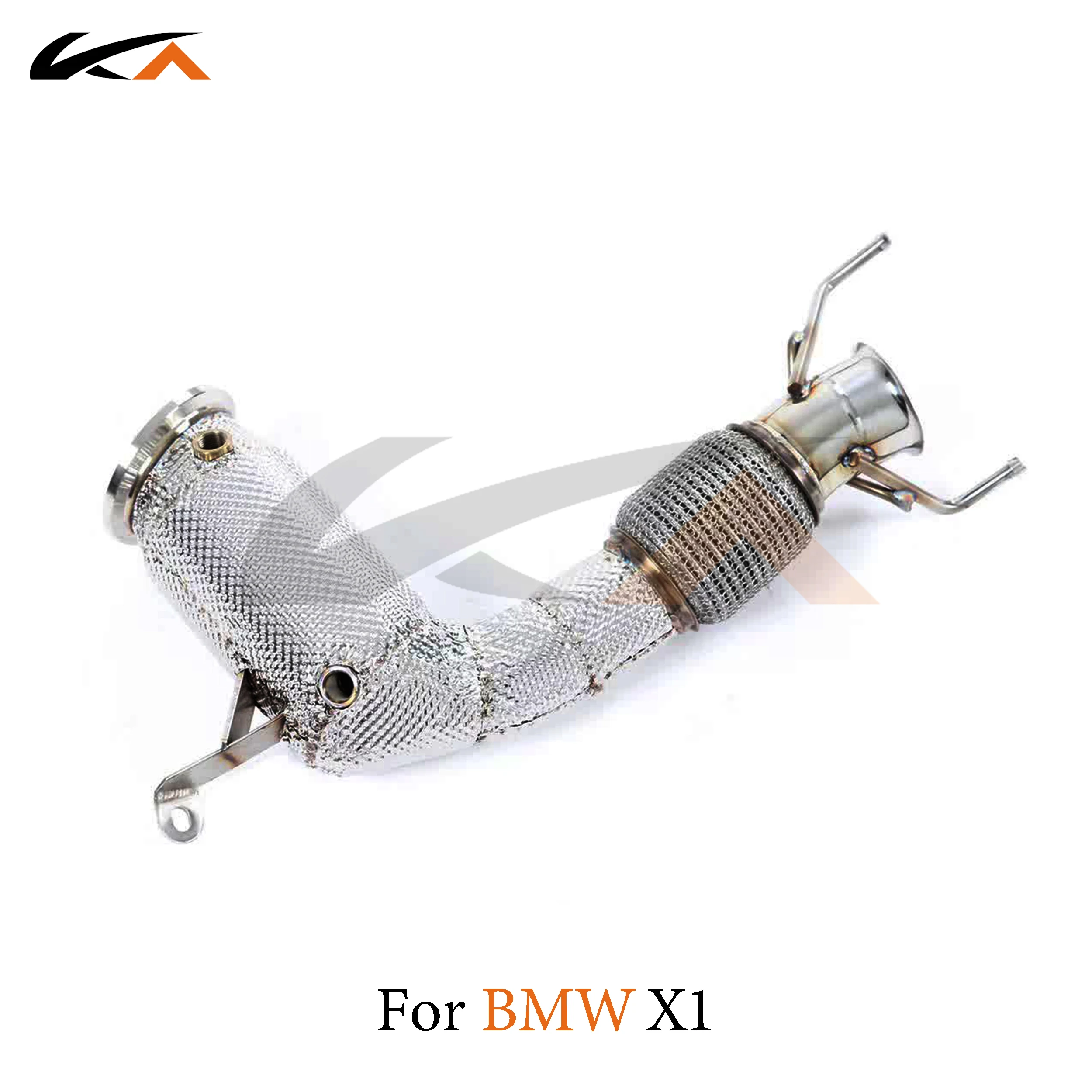 KA 튜닝 다운파이프 배기 스테인리스 스틸 헤더, BMW X1 B48 1.5T 2.0T 퍼포먼스, 자동차 부품, 열 차폐 촉매 작용