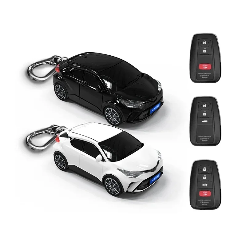 Für Chr Schlüsseletui Automodell für Toyota Corolla Prius Camry CHR C-HR RAV4 Altis Land Cruiser Prado Fernschlüsselabdeckung Fob Schlüsselanhänger – Detail 3