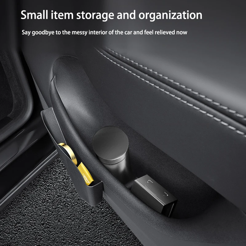 Premium Door Side Storage Box - Front & Rear Interior Organizer Accessories
