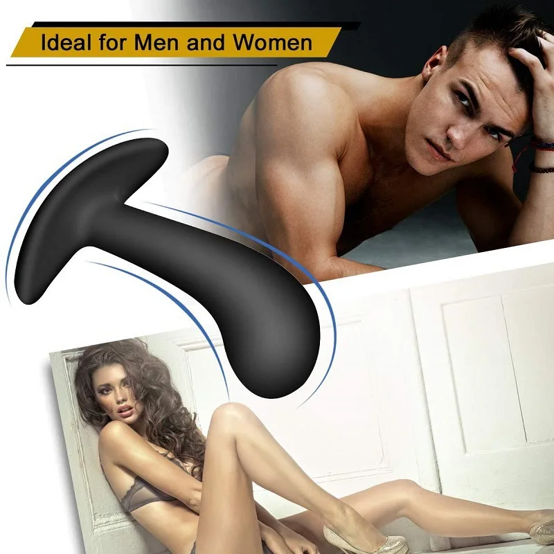 3 Size anal plug vibrator Silicone Butt Anal Plug Bullet Vibrator Prostate Massager Adult Sex Toys for Men/Women Couples Anal Trainer Buttplug