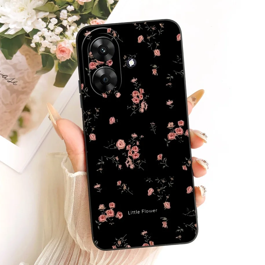 Fashion Flower Pretty Girls Soft Silicone Phone Cover